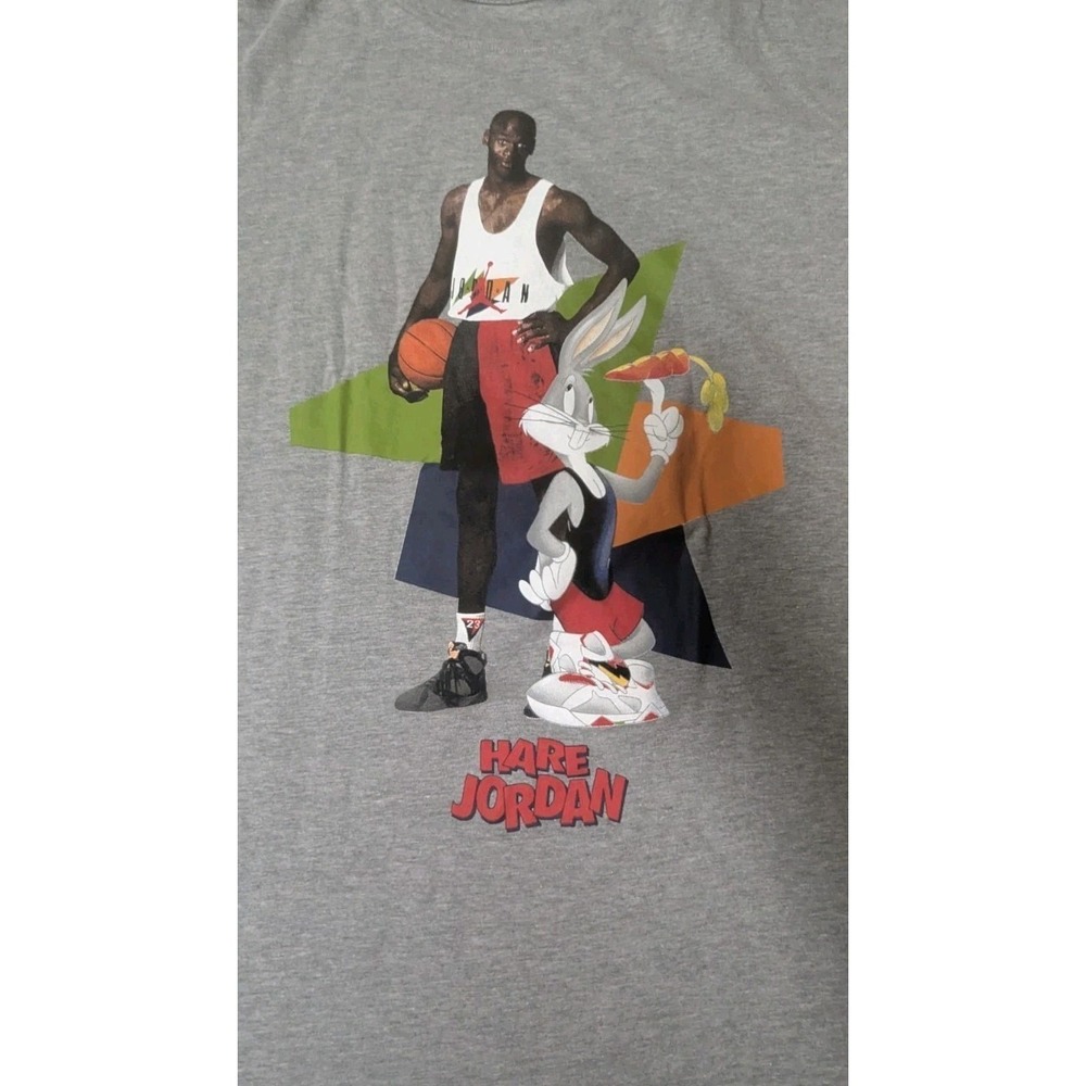 Nike Jordan Hare Jordan Retro Graphic T-Shirt Bugs Bunny Michael Jordan Men's XL